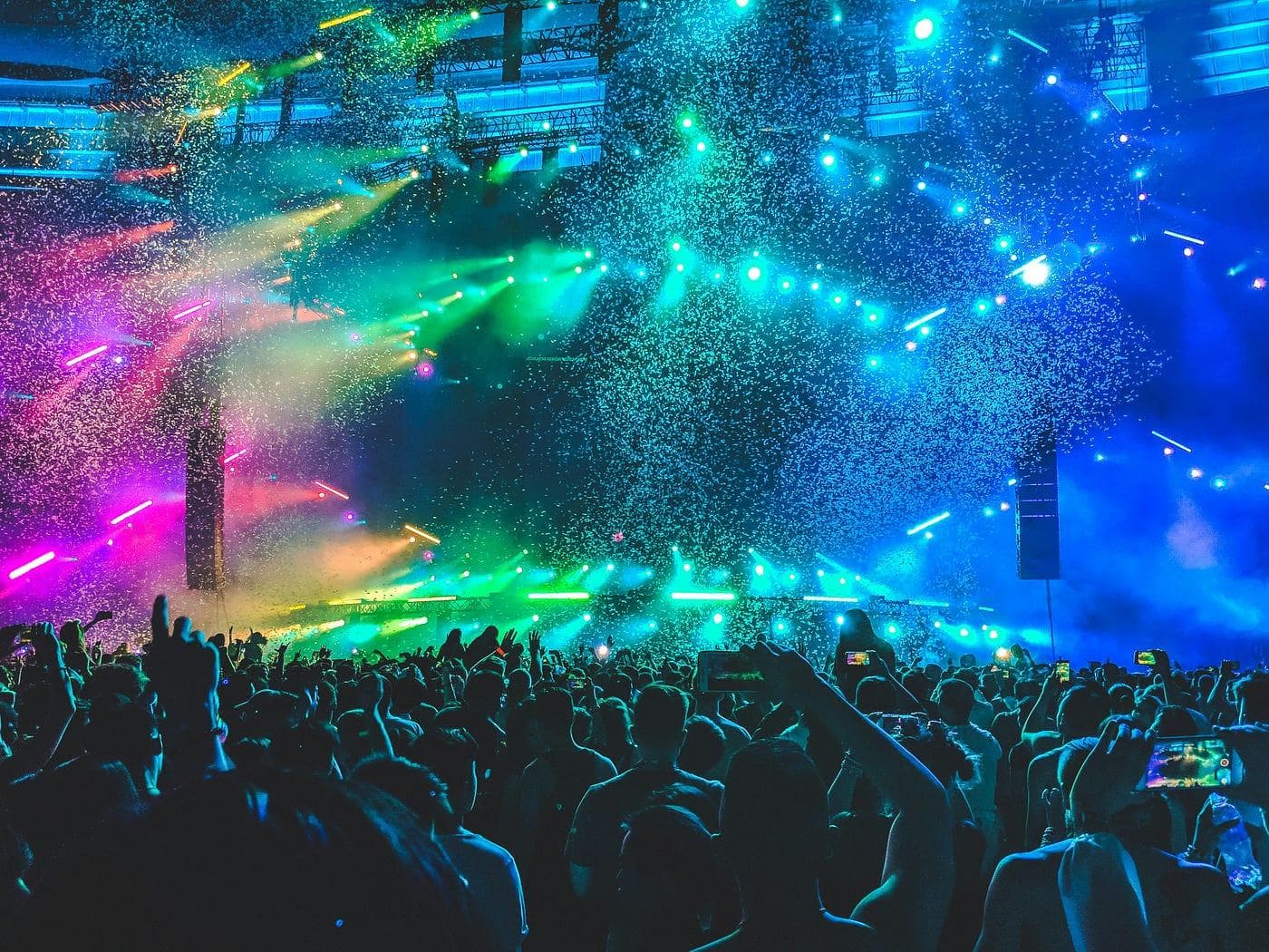 Event production — live performance, stage, and audience energy