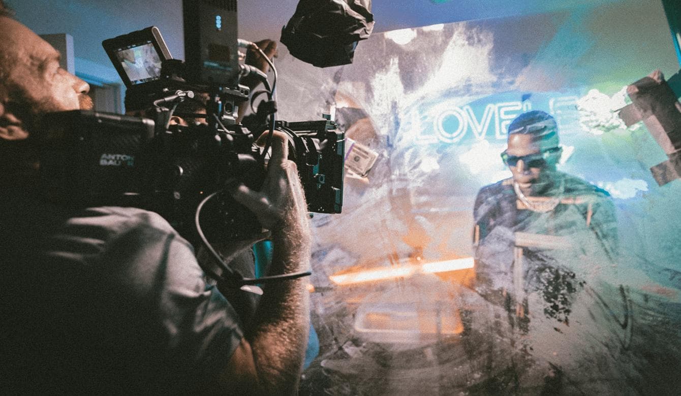 Music video production — camera, lighting, and cinematic craft